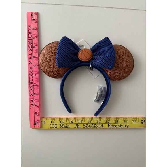 Disney Parks Minnie Mouse NBA Experience Basketball Adult Ears Headband NWT main image 7